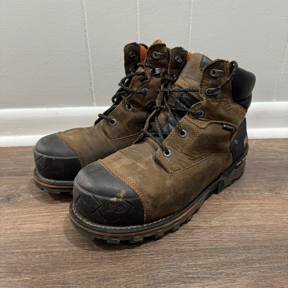 Timberland Pro‎ Boondock Work Boots Men's Sz 13 READ Work Brown